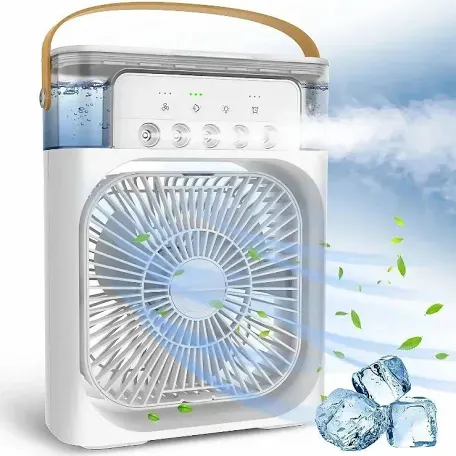 Ventilador con Humidificador Portátil – Refresca tu Habitación